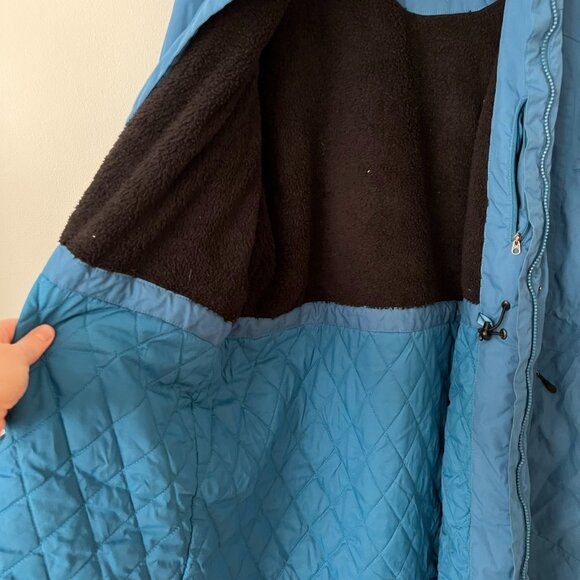 L.L. Bean Winter Warmer Insulated Water Resistant Coat Blue Women's Plus Size 2X - Picture 5 of 9